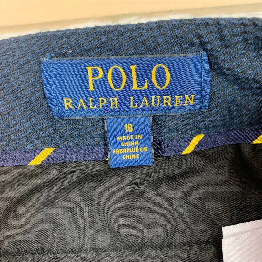Polo Ralph Lauren boys seersucker check‎ shorts